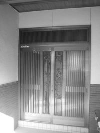 玄関施工前